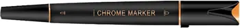 Chrome עט | Chrome סמן צבע העט עם ראשים כפולים,מתכתי עטים על מודל משלים, איורים, Petroglyphs, מתכת Chr